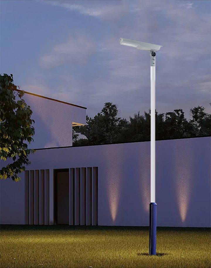Illustrated placement beside a landscaped building (illustration).