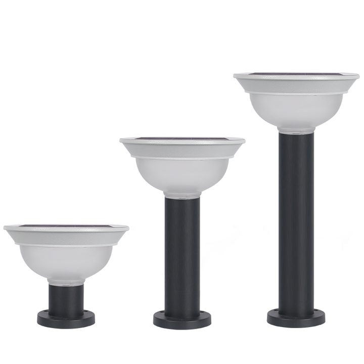 Pale-rim bowl-shaped pedestal and bollard forms pictured together.