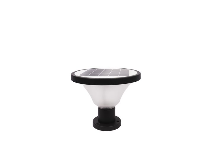 Compact round-top lamp product view.