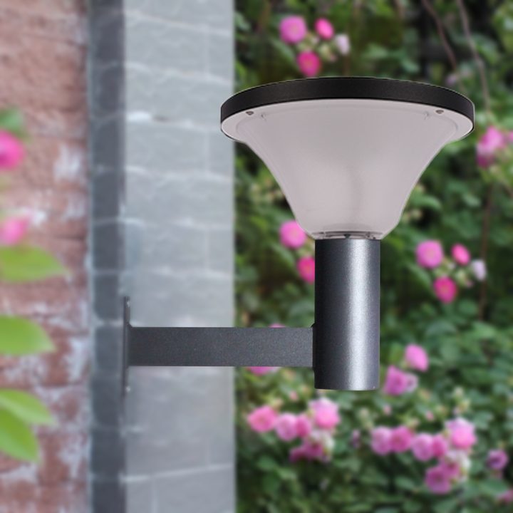 Round-top lamp wall-placement illustration.