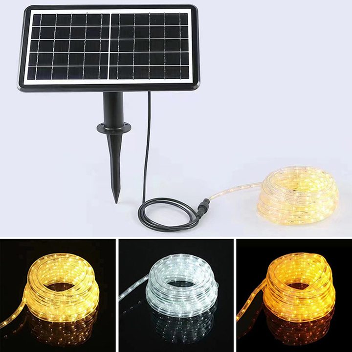 LS1-10M solar panel and LED strip-light system