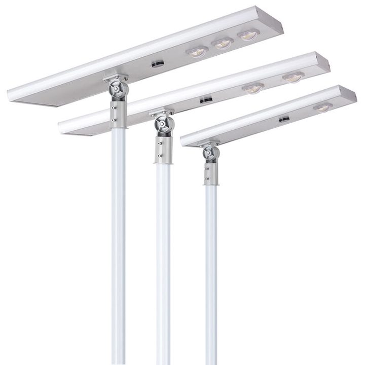 Three pole-mounted solar light designs pictured on the T4L/T5L/T6L factory page