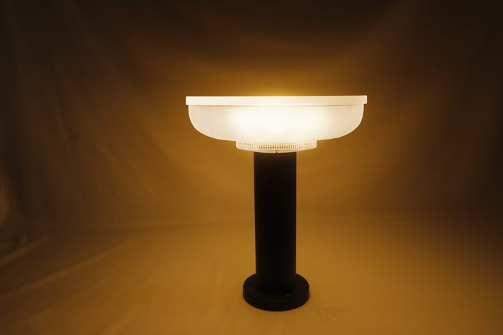 SG-4 solar garden light pictured illuminated