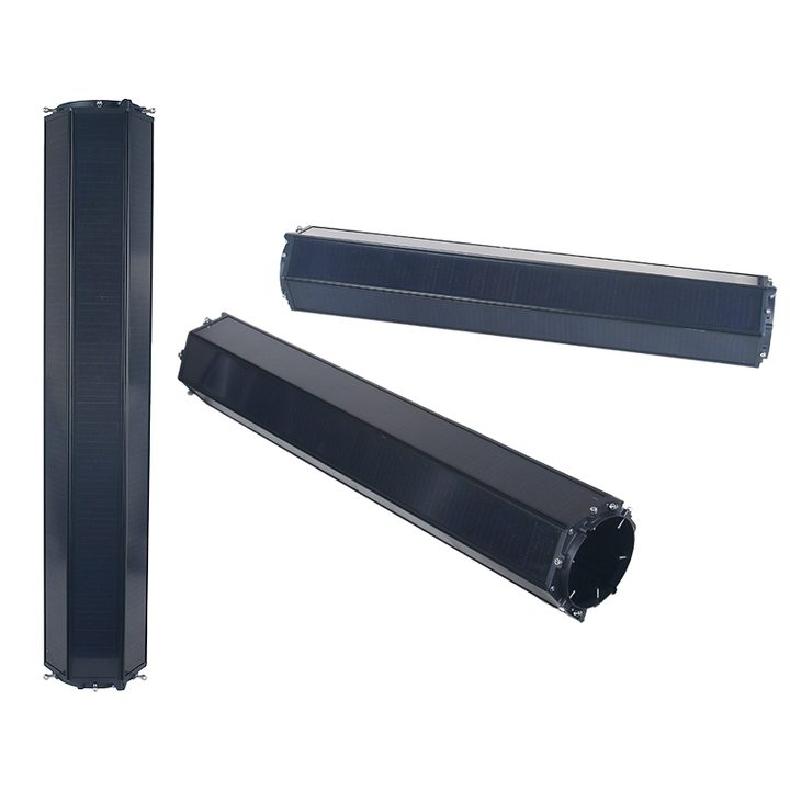 Six-sided vertical solar photovoltaic tube product views